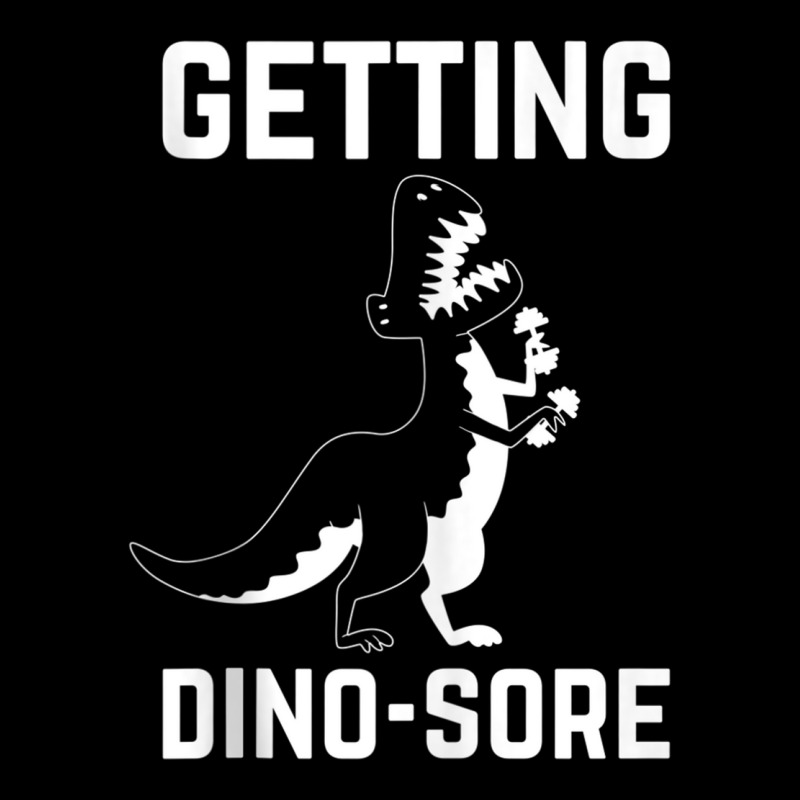 Getting Dino Sore Funny T Rex Dinosaur Workout Tank Top Fleece Short | Artistshot