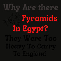 Why Are There Pyramids In Egypt  They Were Too Heavy To Carry To Engla Scorecard Crop Tee | Artistshot