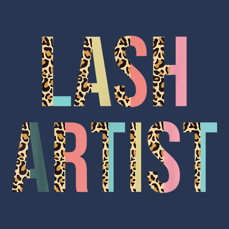 Lash Artist Lashes Eyelashes Leopard Lash Artist T Shirt Men Denim Jacket | Artistshot