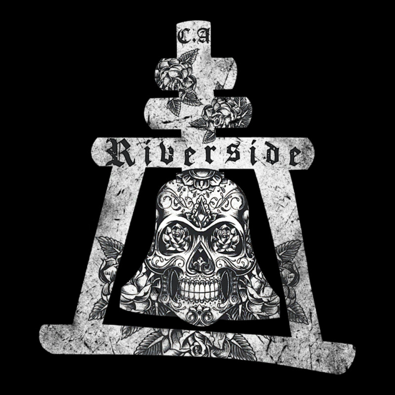 Riverside California Mission Bell Skull Premium T Shirt Adjustable Cap by cm-arts | Artistshot