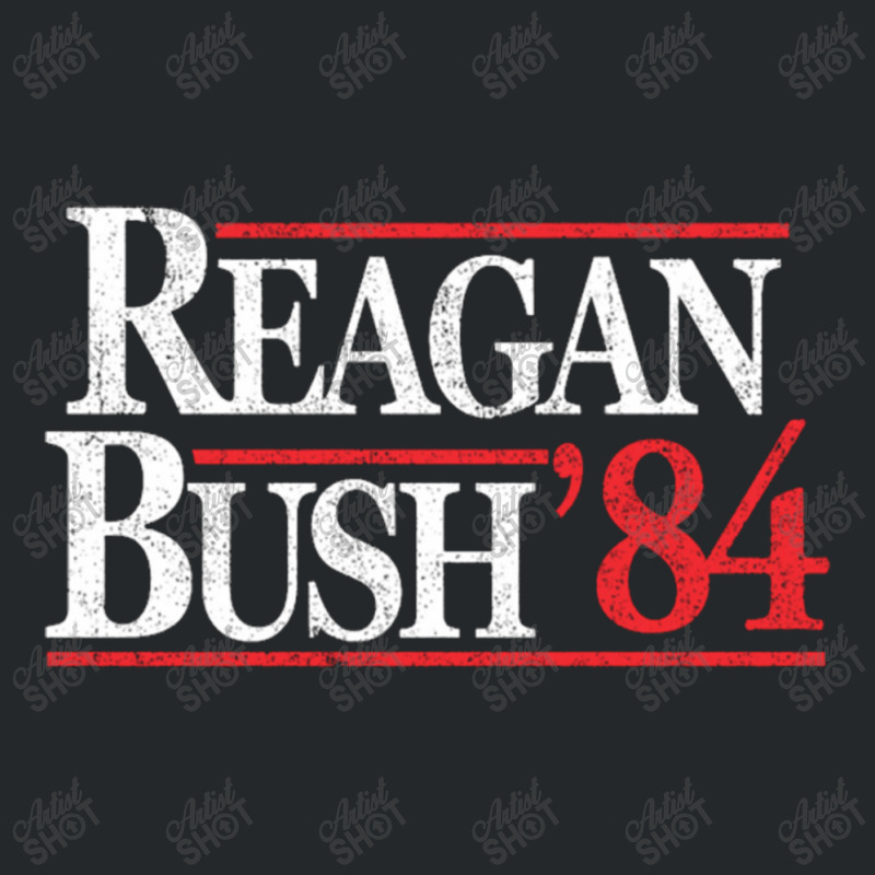 Reagan Bush Crewneck Sweatshirt by Leiladaress | Artistshot