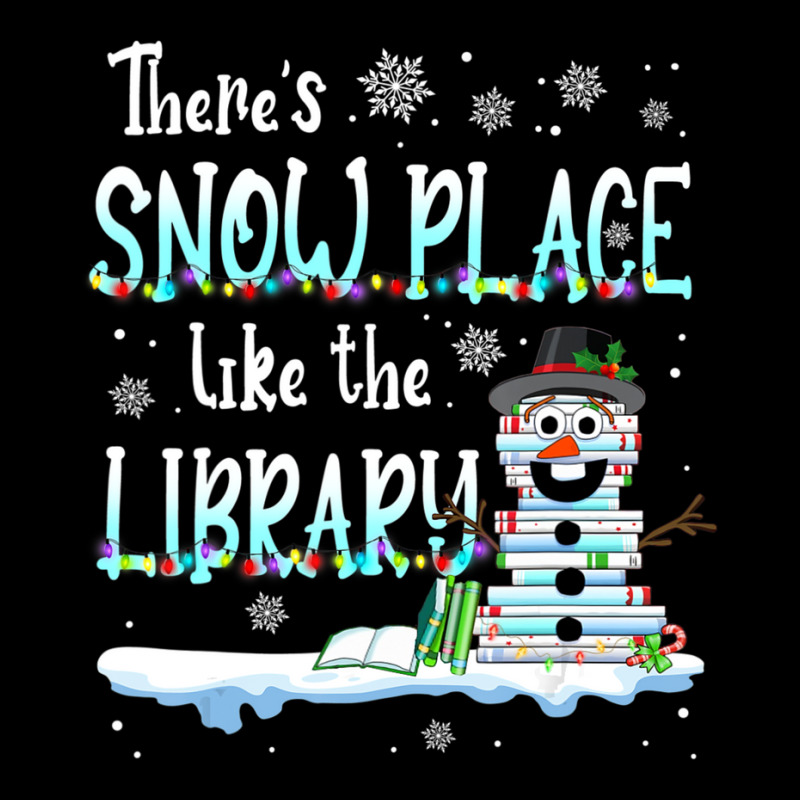 Librarian There's Snow Place Like The Library Christmas Snow V-Neck Tee by cm-arts | Artistshot