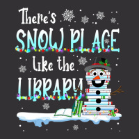 Librarian There's Snow Place Like The Library Christmas Snow Vintage Hoodie | Artistshot