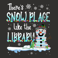 Librarian There's Snow Place Like The Library Christmas Snow Champion Hoodie | Artistshot