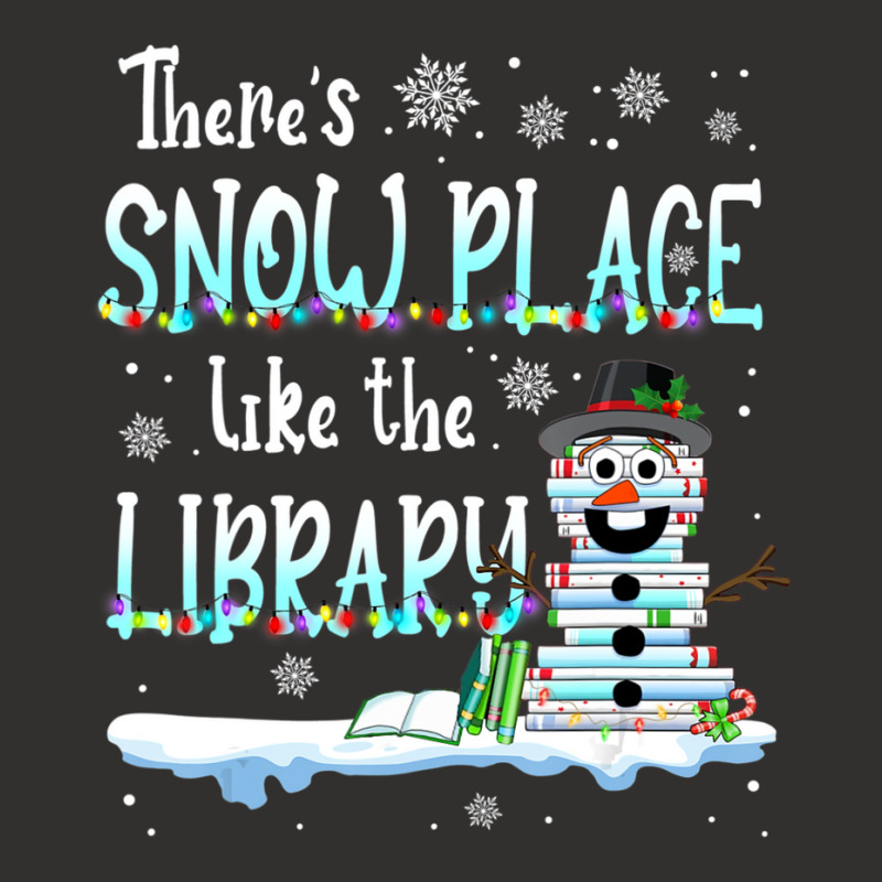 Librarian There's Snow Place Like The Library Christmas Snow Champion Hoodie by cm-arts | Artistshot