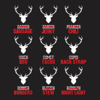 Christmas Reindeer Hunter Deer Meat Hunting T-shirt | Artistshot