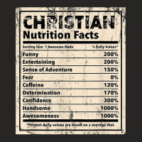 Christian Nutrition Facts Funny Name Humor Nickname T Shirt Ladies Fitted T-shirt | Artistshot