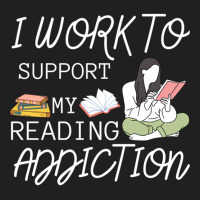 I Work To Support My Reading Addiction Ladies Polo Shirt | Artistshot