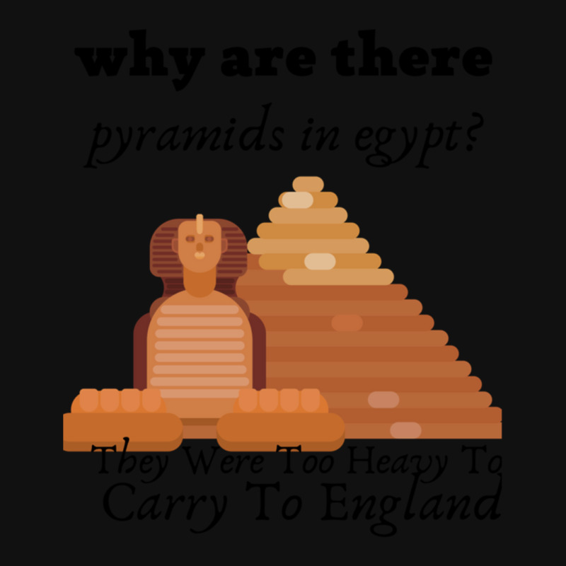 Why Are There Pyramids In Egypt They Were Too Heavy Funny Skinny Tumbler | Artistshot