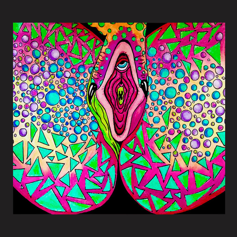 Psychedelic Pussy, Psychedelic Pussy Art, Psychedelic Pussy Vintage, P T-Shirt by SHOPTYU | Artistshot