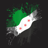 Syria Revolution Green Syrian Flag Free Syria T Shirt T-shirt | Artistshot