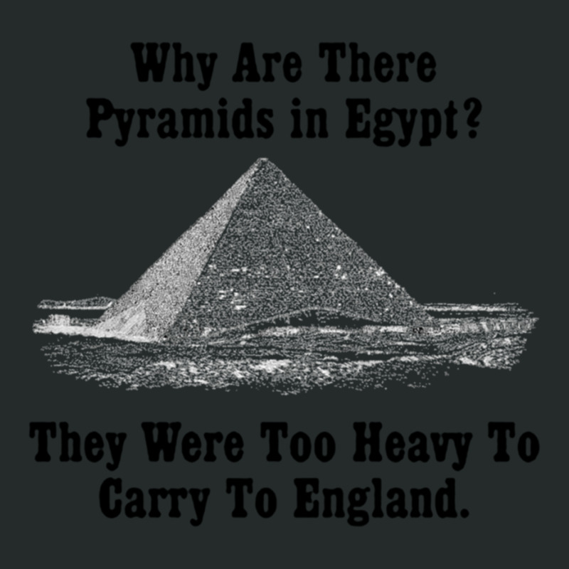 Where Are The Pyramids In Egypt Why Were Too Heavy To Carry To England Women's Triblend Scoop T-shirt by cm-arts | Artistshot