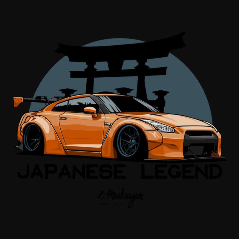 Gtr. Japanese Legend (orange) Crop Top by RickyRamshur | Artistshot