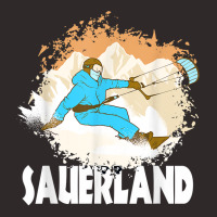 Sauerland Winter Sports Design Skier Snowboard T Shirt Racerback Tank | Artistshot