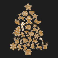 Gingerbread Man Christmas Tree Made Of Gingerbread Decor Classic T-shirt | Artistshot