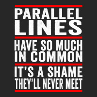 Parallel Lines Have So Much In Common Funny Math Pullover Hoodie Women's Pajamas Set | Artistshot