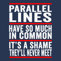 Parallel Lines Have So Much In Common Funny Math Pullover Hoodie Ladies Denim Jacket | Artistshot