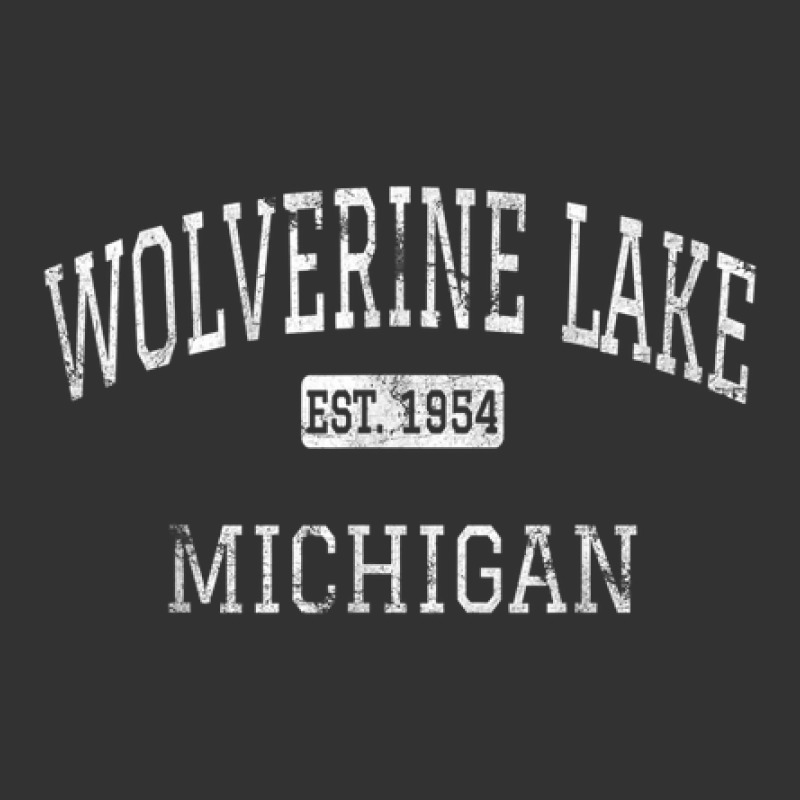 Wolverine Lake Michigan Mi Vintage Baby Bodysuit | Artistshot