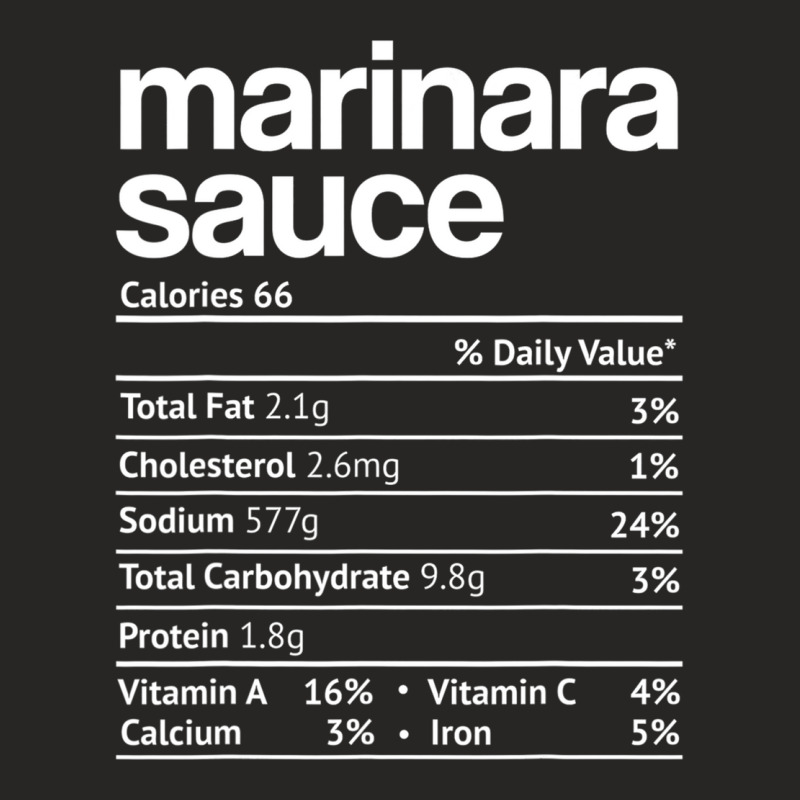 Marinara Sauce Nutrition Fact Funny Thanksgiving Christmas Ladies Fitted T-Shirt by badieu97 | Artistshot