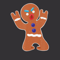 Gingerbread Man Metal Christmas Vintage Hoodie | Artistshot