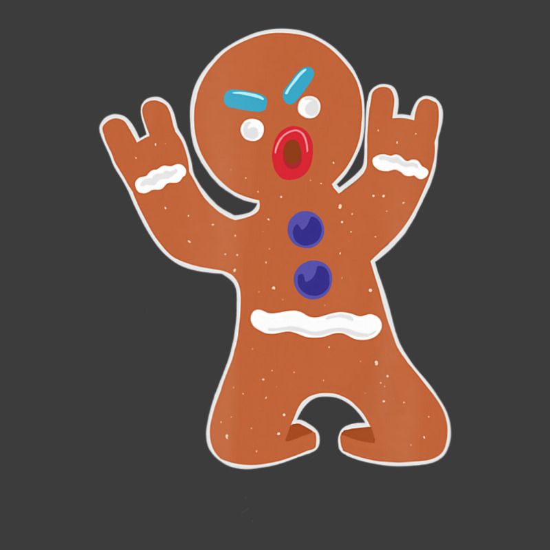 Gingerbread Man Metal Christmas Men's Polo Shirt | Artistshot