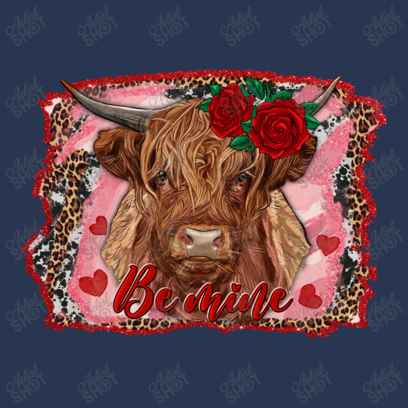 Be Mine Highland Cow Ladies Denim Jacket by AdoDesignShop | Artistshot