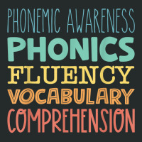 Reading Components Literacy Education Phonemic Awareness T Shirt Women's Triblend Scoop T-shirt | Artistshot