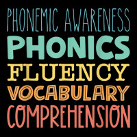 Reading Components Literacy Education Phonemic Awareness T Shirt Legging | Artistshot