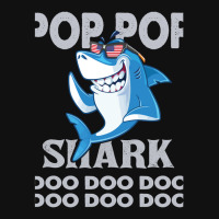 Pop Pop Shark   Pop Pop    Pop Pop Gif   Fahers Day    Pop Pop Birhday Front Car Mat | Artistshot