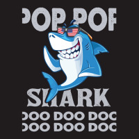 Pop Pop Shark   Pop Pop    Pop Pop Gif   Fahers Day    Pop Pop Birhday Waist Apron | Artistshot