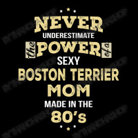 Never Underestimate Boston Terrier Mom Made In The 80's Men's Long Sleeve Pajama Set | Artistshot