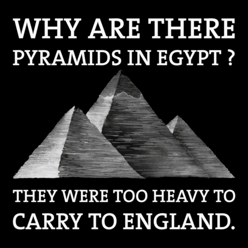 Why Are There Pyramids In Egypt They Were Too Heavy To Carry To Englan Cropped Hoodie by cm-arts | Artistshot