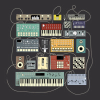 Electronic Musician Synthesizers And Drum Machine Dj 1 Vintage Short | Artistshot