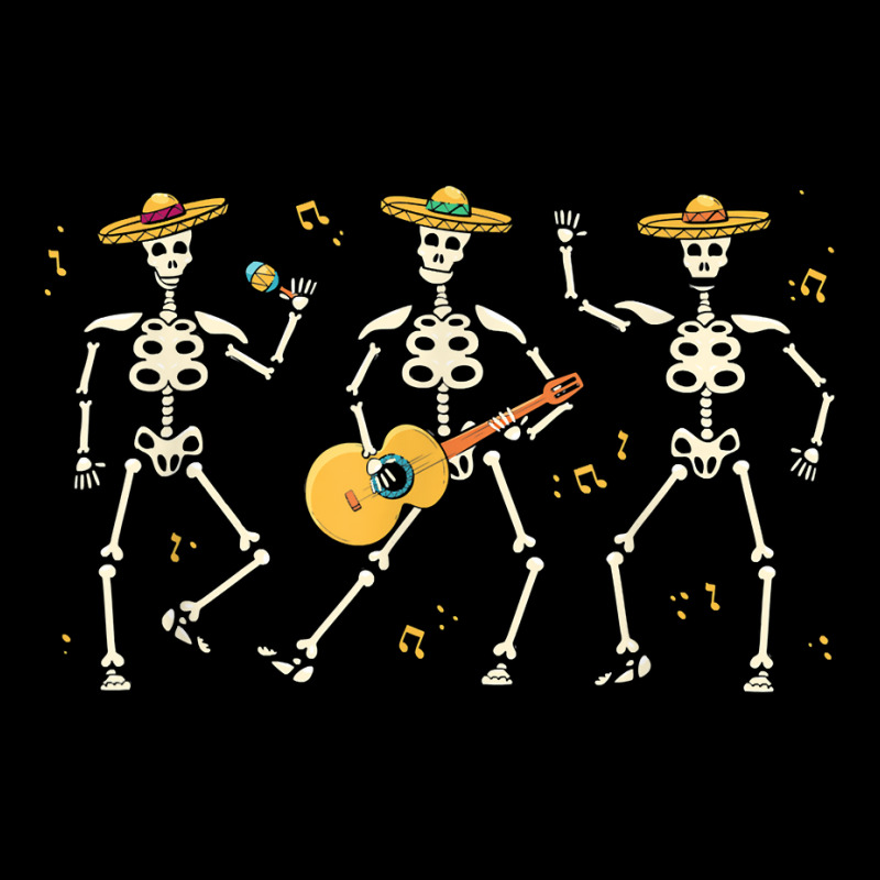 Skeleton Mariachi Lazy Halloween Costume Mexican Hat Guitar T Shir Zipper Hoodie | Artistshot