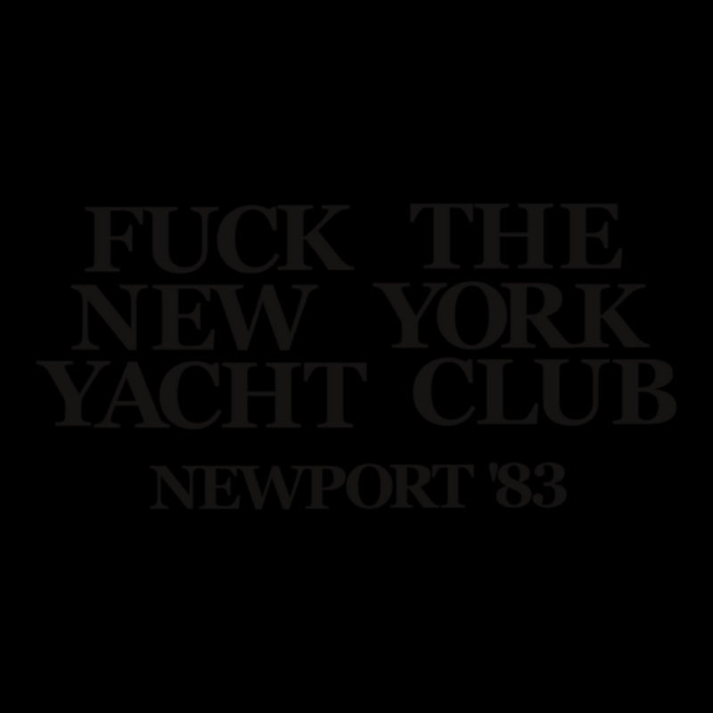 Fuck The New York Yacht Club C Adjustable Cap | Artistshot