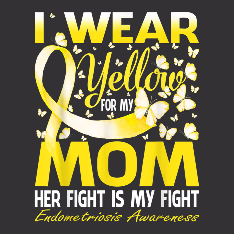 I Wear Yellow For My Mom Endometriosis Awareness T Shirt Vintage Short by cm-arts | Artistshot