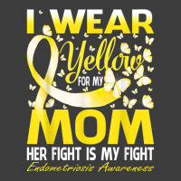 I Wear Yellow For My Mom Endometriosis Awareness T Shirt Men's Polo Shirt | Artistshot