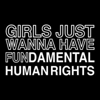 Girls Just Wanna Have Fundamental Human Rights Youth Zipper Hoodie | Artistshot