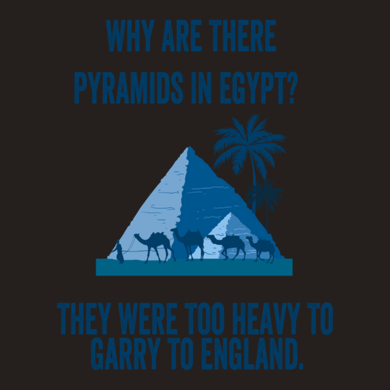 Why Are There Pyramids In Egypt They Were Too Heavy To Garry To Englan Tank Top | Artistshot