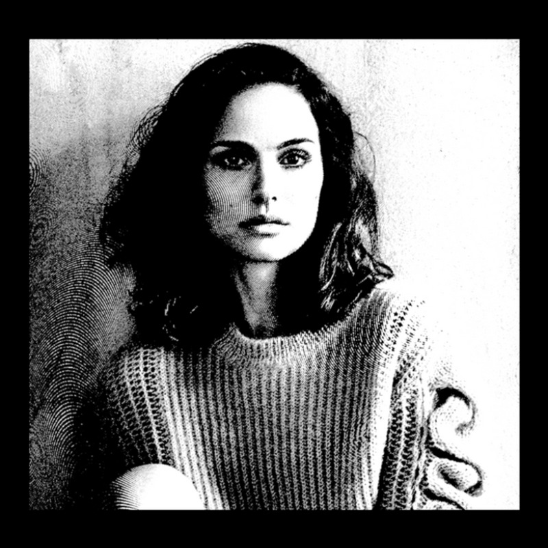 Natalie Portman Black & White Portrait (linocut) Legging by ZarkoSuklje | Artistshot