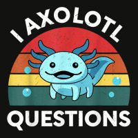 Retro Anime Shirt I Axolotl Questions Amine Lovers Gift T Shirt Scorecard Crop Tee | Artistshot