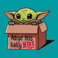 Adopt A Baby Mandalorian Baby Yoda Landscape Canvas Print | Artistshot