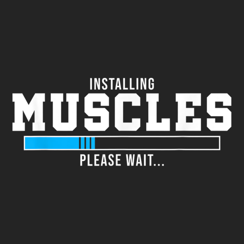 Installing Muscles Please Wait Gym Workout Men Women T Shirt 3/4 Sleeve Shirt by cm-arts | Artistshot