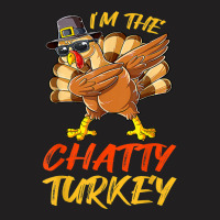 Chatty Turkey Matching Family Group Thanksgiving Party T-shirt | Artistshot