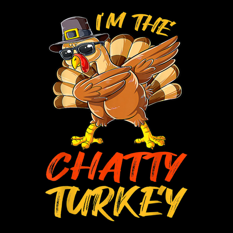 Chatty Turkey Matching Family Group Thanksgiving Party V-neck Tee | Artistshot