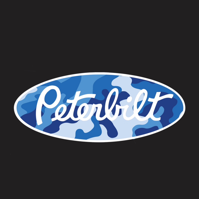 Peterbilt Truck Blue Camo T-Shirt by vendraqidas | Artistshot