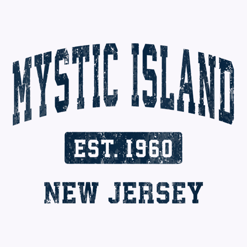 Womens Mystic Island New Jersey Nj Vintage Athletic Sports Design V Ne Tank Top by cm-arts | Artistshot