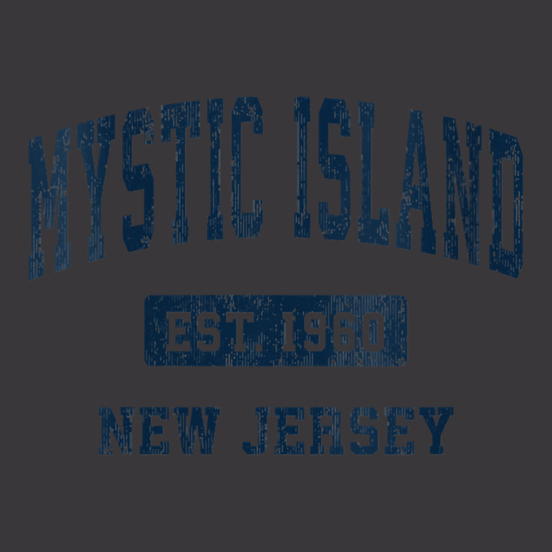 Womens Mystic Island New Jersey Nj Vintage Athletic Sports Design V Ne Ladies Curvy T-Shirt by cm-arts | Artistshot