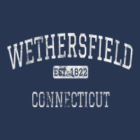 Wethersfield Connecticut Ct Vintage T Shirt Men Denim Jacket | Artistshot