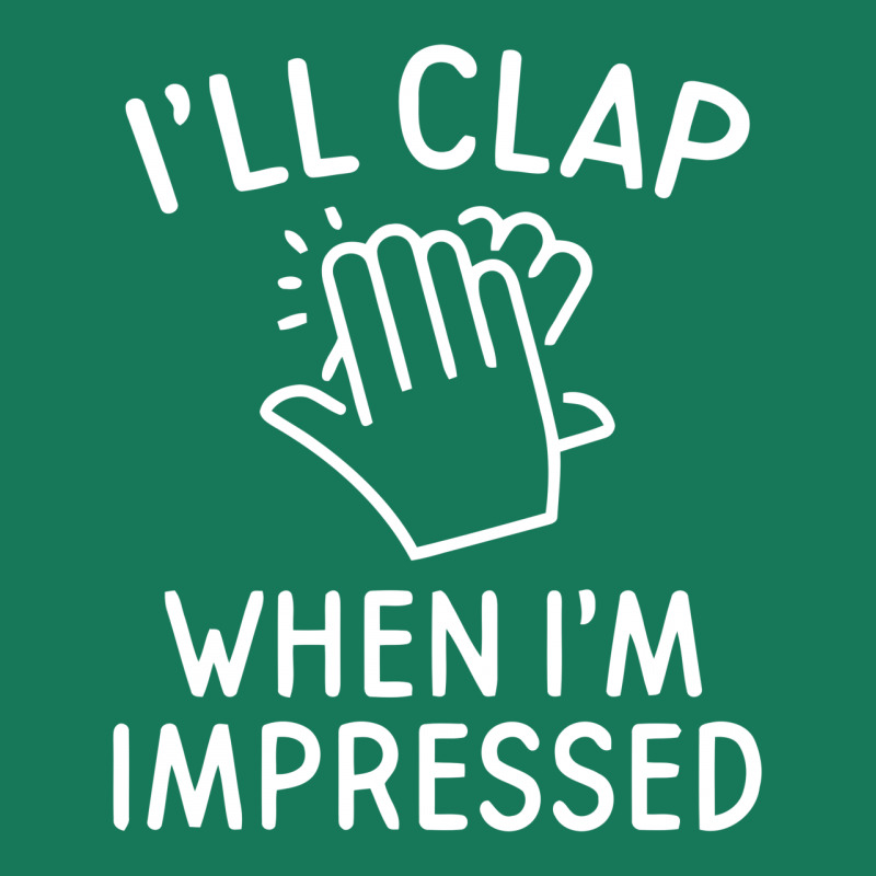 Clap Impressed Portrait Canvas Print | Artistshot